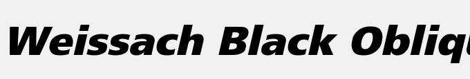 Weissach Black Oblique